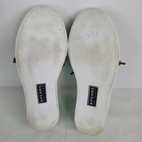 Sperry Top-Sider Seacoat Fashion Women's Green Sneakers US Size 6.5 - Picture 7 of 8